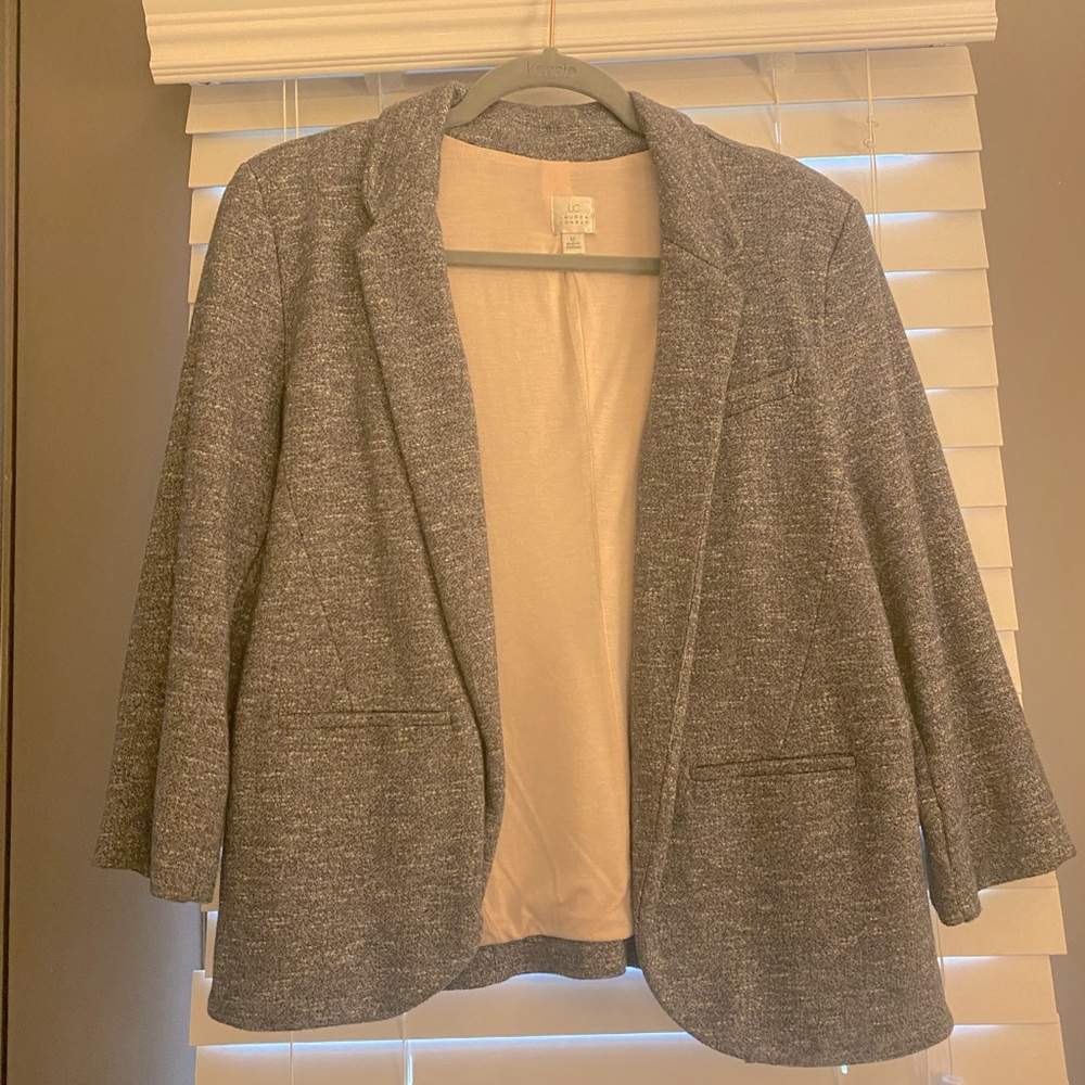 Lauren Conrad size 12 Gray Blazer